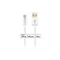 Cable Matters Apple MFi Certified Lightning to USB Cable - 2m White (Wireless Phone Accessory)