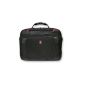 Wenger Yukon Single Gusset 43.2 cm (17 inch) notebook bag, black (Personal Computers)