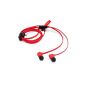 Nokia Series Pop Coloud Headphone Earbud with Remote Control / Micro Red (Electronics)