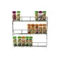 Andrew James - spice rack - 3 floors - For mounting to wall or kitchen cabinet - 2-year warranty (household goods)