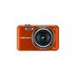 Samsung ES75 Digital Camera (14 Megapixel, 5x opt. Zoom, 6.85 cm (2.7 inches) Image Stabilizer) orange (Electronics)