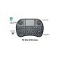 Rii Mini i8 Wireless (QWERTY) - Mini Keyboard Ergonomic with Touchpad Mouse for Smart TV, Mini PC, HTPC, computer and console games (electronic)