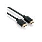 5m HDMI 1.4 Kabel-Stecker vergoldete High Speed ​​with Ethernet (Electronics)