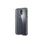 Spigen Case for Samsung Galaxy S5 shell ULTRA HYBRID [Air Cushion edge protection technology - Extreme Drop Protection Cover] - Case for Samsung Galaxy S5 S 5 / SV / SGS5 - Cover Transparent Back & Bumper frame [Clear - SGP10741] (optional)