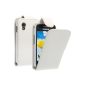 For Samsung Galaxy Ace GT-S5830i Flip Case White (Electronics)