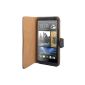 Slabo Flip Case Cover Book Style for HTC One - 