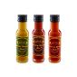 Mexican Tears® - 3 Pack Genuine Hot sauce, hot sauce from smoked chillies habaneros and refined with honey vinegar and tomato vinegar [3x100 mL chili sauce] (Misc.)