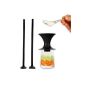 Kubb K106 Funnel for Verrines + 2 Pushers Plastic Black (Housewares)