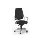 TOPSTAR JJ70R M60 swivel chair Alustar Basic black with armrests (household goods)