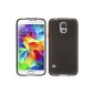 Silicone Case for Samsung Galaxy S5 - transparent black - Cover PhoneNatic ​​Cover + Protector (Electronics)