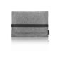 EasyAcc Macbook Pro 13.3 inch Felt Sleeve Case Ultrabook Laptop Case for Apple Macbook Pro and much more - gray (dimensions: 340 x 250 x 8 mm) (Personal Computers)
