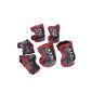 Kid Bike Roller Skating Knee Elbow Wrist protection -Black and Red