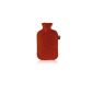 Fashy 6530 Hot water bottle with fleece reference 2 L, color cherry (Personal Care)