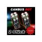 2 x 8 LED parking light CANBUS 8 SMD T10 RED 12V W5W Car