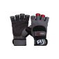 Weight lifting gloves drive RDX cowhide leather gloves workout with wrist attachment (Miscellaneous)
