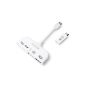 XCSOURCE® 5in1 MHL Micro USB to HDMI adapter cable Sync Sync for Samsung Sony LG HTC One Galaxy S4 S5 Hinweis23 (White) AC147 (Electronics)