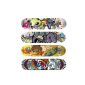 HUDORA Skateboard Instinct ABEC 1 2.0 Maple, assorted colors, 12160 (Equipment)