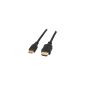 mr tech cable HDMI to HDMI Mini C (HDMI 1.3 certified) for Canon HD Camcorder | Replacing | Compatible with: HTC-100, HF10, HF-10, Legria HF20, Legria HF 20, Legria HF-S10, HF-100, HF100 Legria HF-200, Legria HF200 Legria HF-S100, HG20, HG-20, HG21, HG30 HG-21, HG-30, 5D Mark II, 50D, is Ixus 100, 110 e, 990 e, Powershot SX1 is, SX200 is | 1.5m (Electronics)
