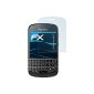 atFoliX FX-Clear Screen Protector for Blackberry Q10 (3 pieces) - Ultra clear screen protection!  (Accessory)
