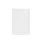 Inspection door - inspection flap in white - 300 x 400 mm - high quality ASA plastic, with mounting frame