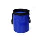 TERA® Outdoor Equipment Foldable bucket 15 liters Dark Blue (Misc.)