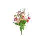 A bunch fake Cineraria artificial flowers home office decor Rose red and pink (household goods)