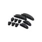 LogiLink KAB0039 Pack 10 Adhesive Fasteners Cable 3 Sizes Black (Personal Computers)