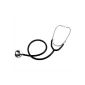 STETOSKOP Medical doctor stethoscope with Dopplekopf quality in black (Electronics)