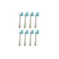 The Good 8 x Generic replacement brush heads, compatible with Philips HX2014, Sonicare Sensiflex brush head for sonic toothbrushes (2PK x 4PCS) (Health and Beauty)
