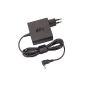 TomTech® 33W charger for Asus S220 S200E VivoBook F201E Q200E X200T X201E X202E Notebook ZenBook UX21A UX31A UX32A BX21A BX31A BX32A - Travel Adapter / Power Adapter Computer PC Laptop, compatible with 0A001-00340200 0A001-00330100 Adp-33W ADP-40TH A , EXA1206CH, 0A001-00330100 laptop asus- 19V 1,75A -4.0 * 1.35mm (Electronics)