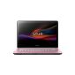 Sony VAIO SVF1421A4EP 35.6 cm (14 inch touch) Notebook (Intel Pentium 987, 1.5GHz, 4GB RAM, 500GB HDD, Intel HD, DVD, Win 8) Pink (Personal Computers)