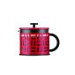 11199-294 Bodum Teapot Red Piston 20.5 x 16 cm (Housewares)