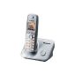 Panasonic KX-TG6611GS phone cordless (1 handset) Silver (Electronics)