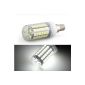 SODIAL (R) E14 Bulb Lamp 8W LED Spot But 69 5050 SMD White 6500K 500lm