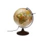 Idena 569 904 Geographical globe 30 cm with light and magnifying glass (Toys)