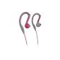 Philips Fit SHQ2200PK Action / 10 Sport Earphones Ear Tour resistant to perspiration and water washable with stereo sound Grey / Pink (Electronics)