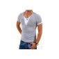 Carisma 2in1 T-Shirt Deep V-Neck Grey (Textiles)