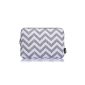 Mosiso Chevron Style Canvas Fabric Laptop Sleeve / MacBook / MacBook Pro / MacBook Air 13 to 13.3 inches (Electronics)
