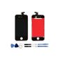 Replacement LCD Touch Screen Digitizer + Tools Included for iPhone 4S - Black (Electronics)