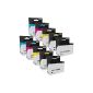Luxury Cartridge HP 364XL Set of 10 Ink Cartridges is compatible with HP364XL chip for HP Printer - Black / Cyan / Magenta / Yellow (Office Supplies)