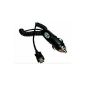 Car charger adapter charging cable Micro-USB for Nokia 301 Dual SIM (Electronics)