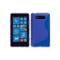 Silicone Case for Nokia Lumia 820 - S-style purple - cover PhoneNatic ​​Cover + Protector (Electronics)