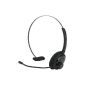 LogiLink BT0027 Bluetooth Headset, Mono, with head collar and microphone (Electronics)