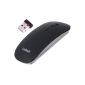 Daffodil WMS500 - Wireless optical mouse - 3 button mouse with scroll wheel - adjustable sampling rate (up to 1600 dpi) - Compatible with Microsoft Windows (8/7 / XP / Vista) and Apple Mac (OS X +) - wireless - no drivers necessary (Black) (Electronics)