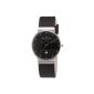 Skagen Mens Watch analog quartz XL leather 355LSLB (clock)