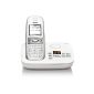 Gigaset C610A DECT cordless telephone with voice mail, pearl white (Electronics)