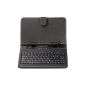 PHROG7 Folio 7 inch Protective Case with Micro USB keyboard (QWERTY), Black (Electronics)
