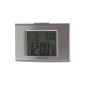 ENTRY - VR30042 - Speaking Clock - Metallic Grey - Multiple Alarms - Repeat Alarm - Light Blue - Second Time Zone (Watch)