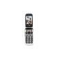 Doro PhoneEasy 612 clamshell GSM phone (2 megapixel camera, large buttons and display) Black and White (Electronics)