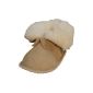 Tibet Plateau - Boots Baby Boots with lining GENUINE lambswool - HuggB - Beige (Clothing)